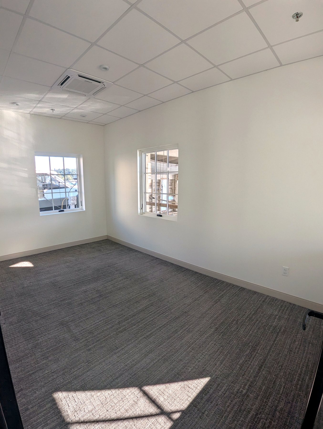 Private office with natural light